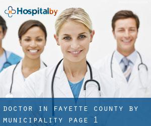 Doctor in Fayette County by municipality - page 1