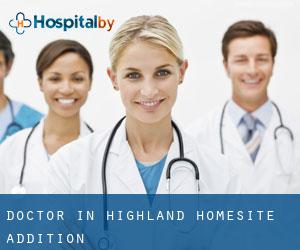 Doctor in Highland Homesite Addition