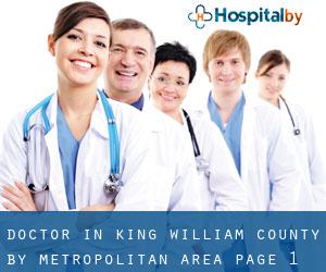 Doctor in King William County by metropolitan area - page 1