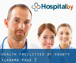 health facilities by County (Alabama) - page 2