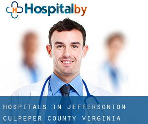 hospitals in Jeffersonton (Culpeper County, Virginia)