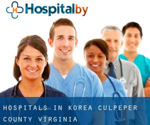 hospitals in Korea (Culpeper County, Virginia)