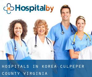 hospitals in Korea (Culpeper County, Virginia)