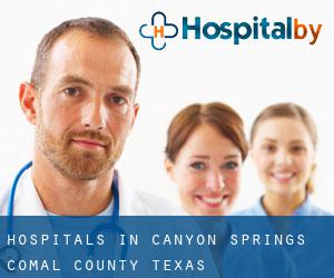 hospitals in Canyon Springs (Comal County, Texas)