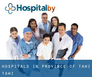 hospitals in Province of Tawi-Tawi